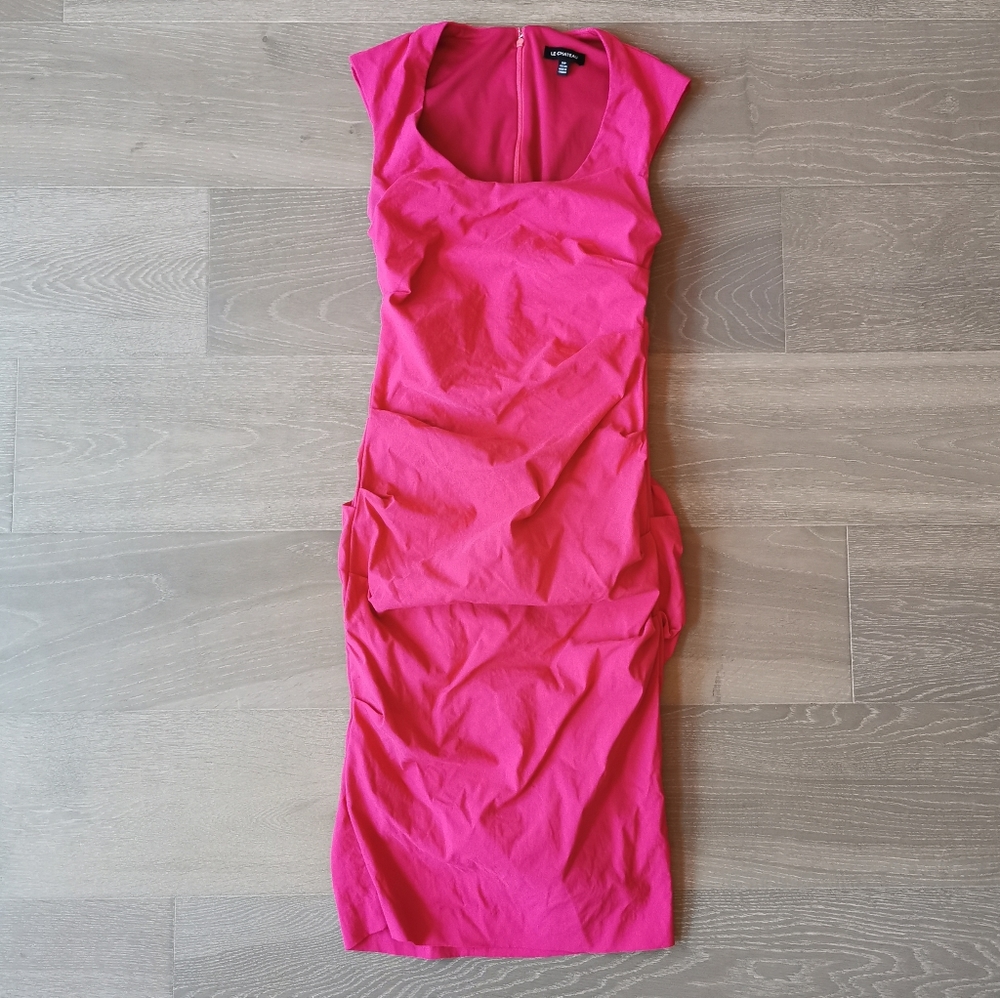 Le Chateau Ruched Dress EUC